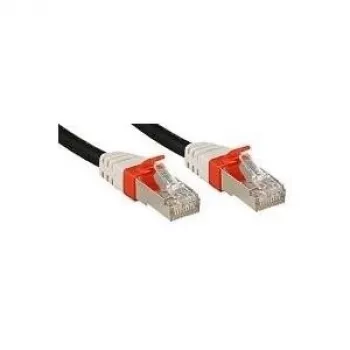 Cabo de rede Lindy Cat.6 (A) SSTP / S/FTP PIMF Premium 1,0 m preto 1 m