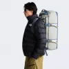 Mala de viagem The North Face Base Camp Duffel M - stone slab/granite cinzento