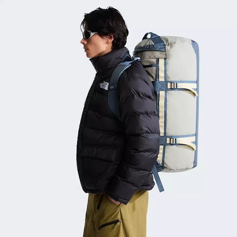 Mala de viagem The North Face Base Camp Duffel M - stone slab/granite cinzento