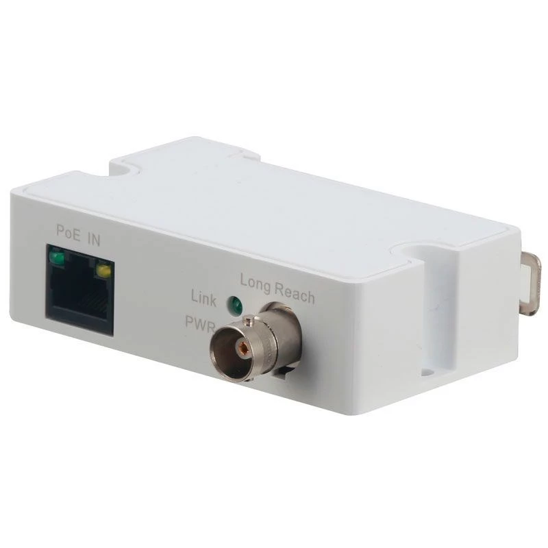 Dahua Technology LR1002-1EC-V3 recetor de rede (Ethernet sobre cabo coaxial), 10/100 Mbit/s, cinzento