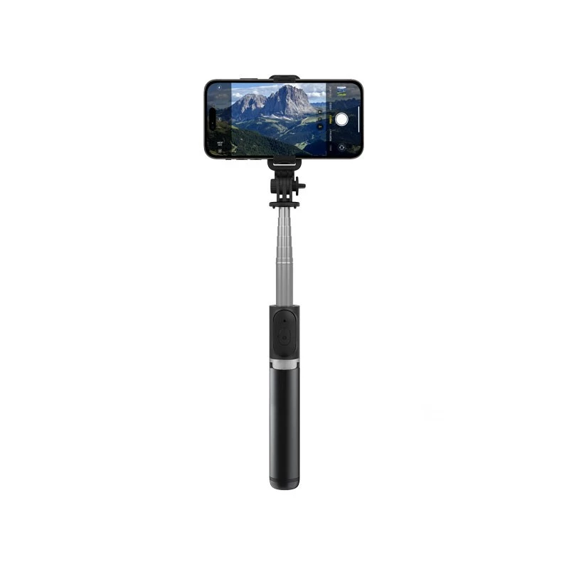 SelfieGo Bastão de selfie compacto com tripé Bluetooth (20-101 cm) Crong CRGSGL1B