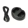 Carregador extra digital para Canon LP-E8 (modelo DV00DV3255) — carregador duplo para baterias LP‑E8