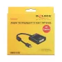 Adaptador de cabo de vídeo DeLOCK 62605 Mini DisplayPort para DVI-I 0,2 m