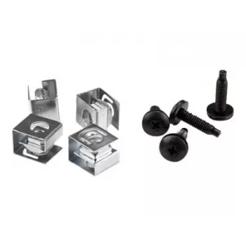 Parafusos de rack de servidor e porcas gaiola deslizantes StarTech.com – 10-32 – Parafusos de montagem em rack e porcas gaiola deslizantes – pack de 50