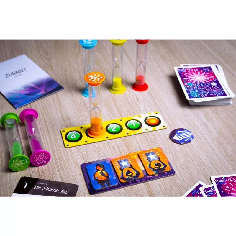 SkyRockets - Festival das Cores, jogo de tabuleiro