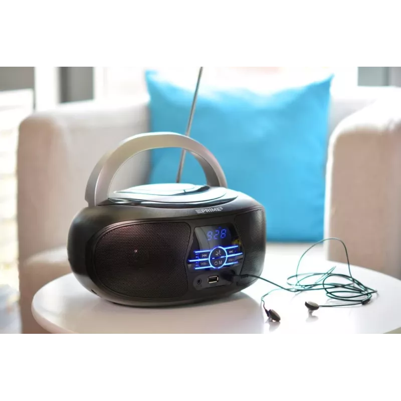 Altifalante Bluetooth portátil PRIME3 ABB11BT com microfone incorporado, reprodução de áudio sem fios