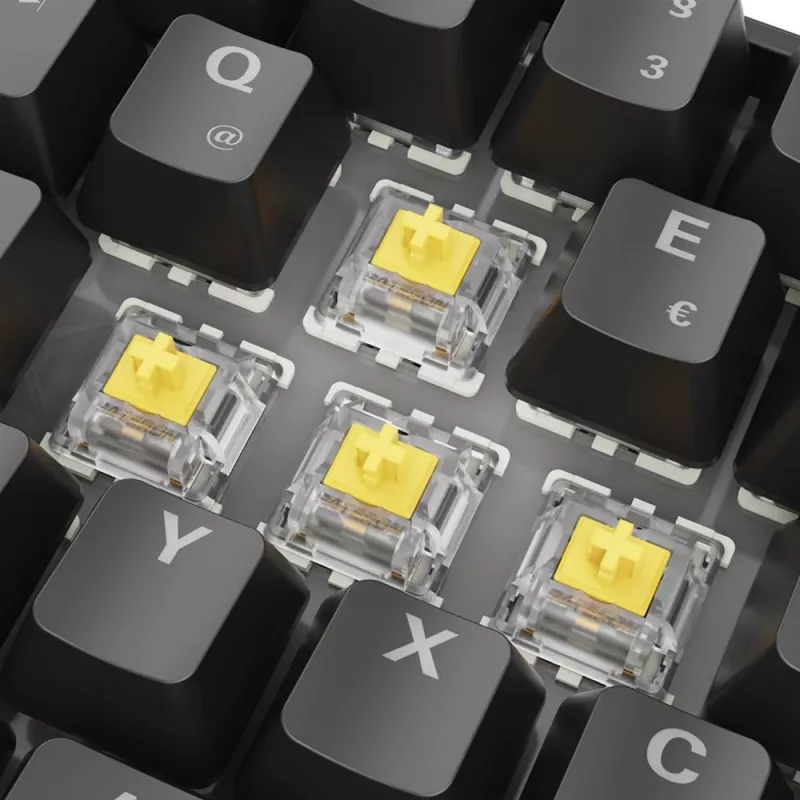 Teclado Sharkoon 100065629 Home USB QWERTZ alemão preto