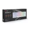 Teclado mecânico Whiteout X2, Brown Outemu, Hot Swap Savio Savgk-whit