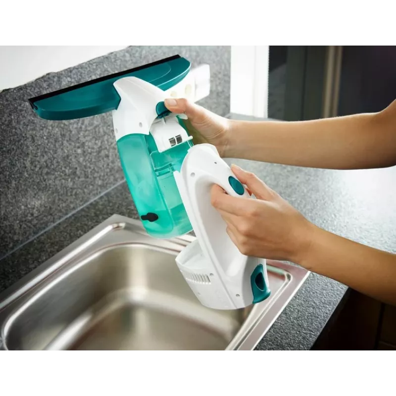 Aspirador de vidros Leifheit Glass Cleaner Dry&Clean com cabo e escova de limpeza 51003