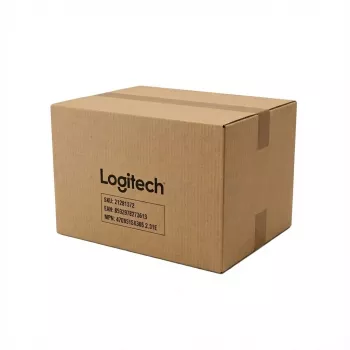 Caixa de cartão exterior de envio Logitech 470×315×305 mm — dimensões 470x315x305