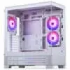 Caixa de PC PHANTEKS XT View Matrix, Midi-Tower, E-ATX, vidro temperado, Matrix LED - branca (PH-XT523VM1_DWT01)