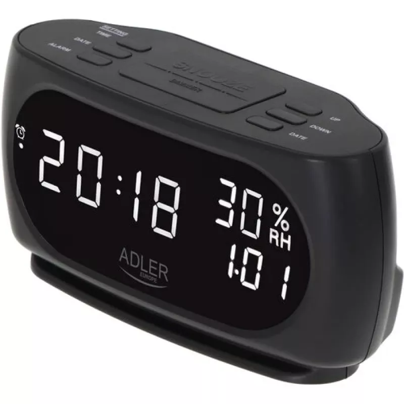 Adler AD 1186 despertador digital preto