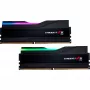 DIMM 64 GB DDR5-6800 (2x 32 GB) Dual-Kit, memória RAM preta, F5-6800J3445G32GX2-TZ5RK, Trident Z5 RGB, INTEL XMP