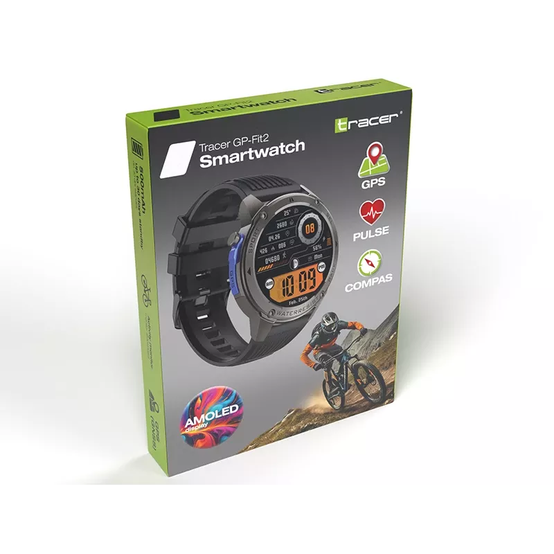 Tracer 47639 GP-Fit2 smartwatch preto