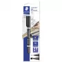 Marcador permanente Staedtler Lumocolor permanent duo 348 B preto 1 unid.