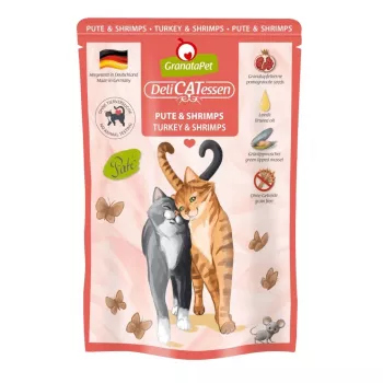 GRANATAPET DeliCATessen Peru e Camarões - comida húmida para gatos - 85 g