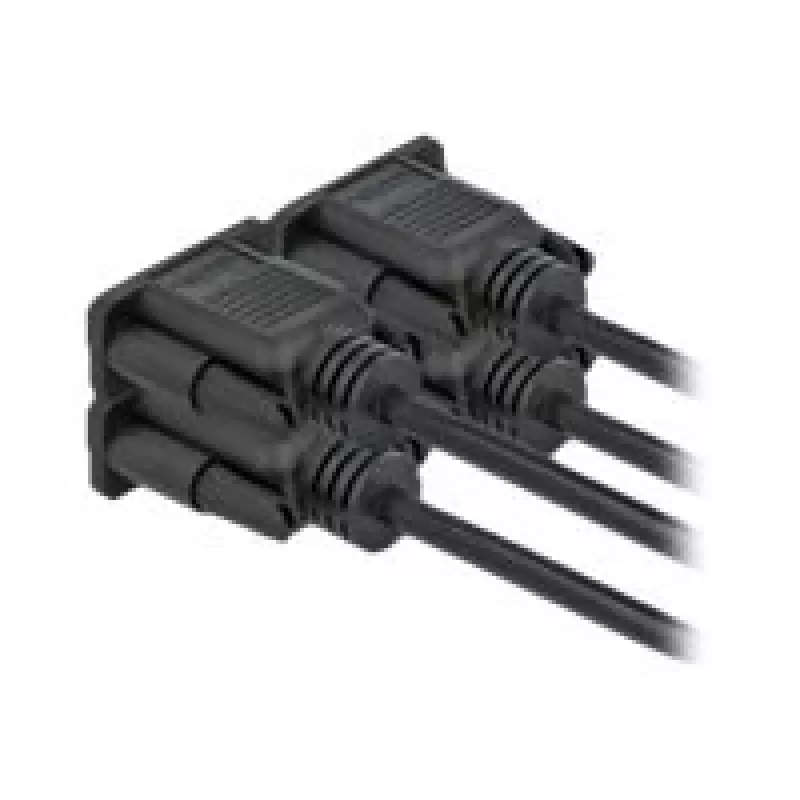 Cabo série RS-232 DeLOCK 87308 0,5 m conector fêmea para conector fêmea
