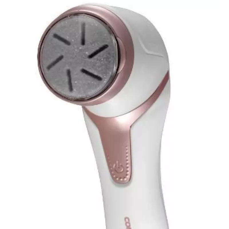 Concept PN3000 lima elétrica para pés com sistema de aspiração de calos, branca