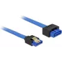 Cabo SATA DeLOCK 84972 0,3 m SATA 7 pinos preto azul