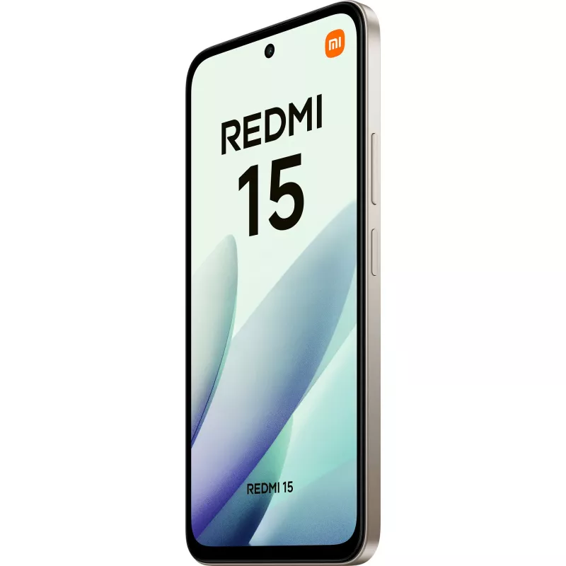Xiaomi Redmi 15 4G smartphone, 6 GB/128 GB, 6,9 polegadas, Titan Grey