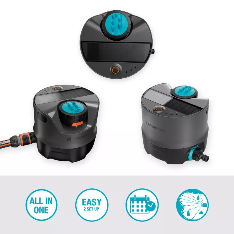 Aspersor circular Gardena AquaPrecise Preto Azul Cinzento 1 unid.