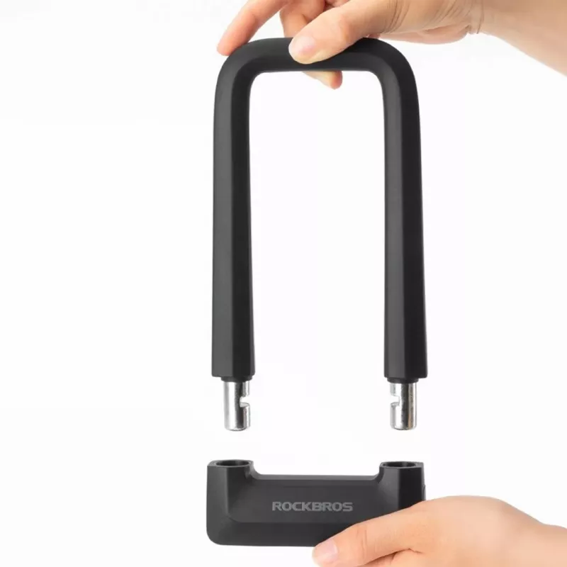 Rockbros RKS626-BKU-lock cadeado de bicicleta, preto