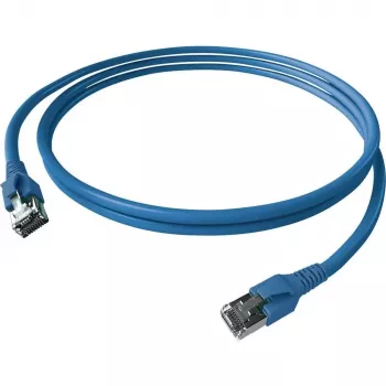 Cabo de patch EasyLan FlexBoot Cat.6A S/FTP azul 1,00m - FTP - SFTP