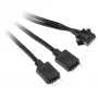 Adaptador de cabo Kolink ventoinha 4 pinos para 3 pinos 5V ARGB, 0,4 m