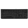Teclado CHERRY KC 1000 Home USB layout suíço preto