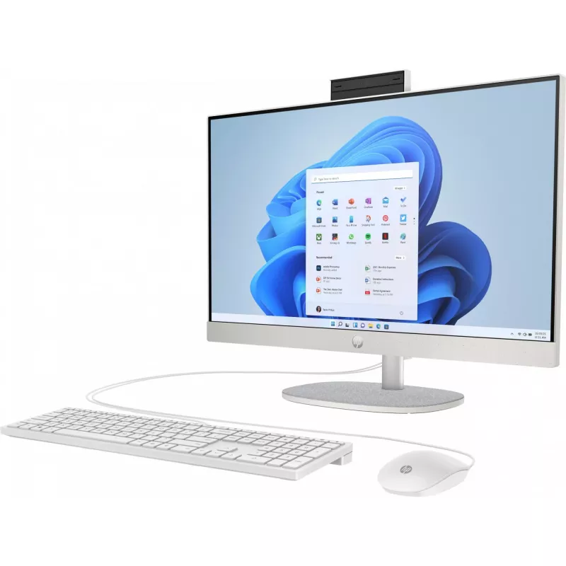 HP 24-cr0006ng - All-in-One (solução completa) - Ryzen 5 7520U / 2,8 GHz - RAM 16GB - SSD 512GB - NVMe - Radeon 610M - 1GbE, Wi-Fi 6, Bluetooth 5,3 - WLAN: 802,11a/b/g/n/ac/ax, Bl