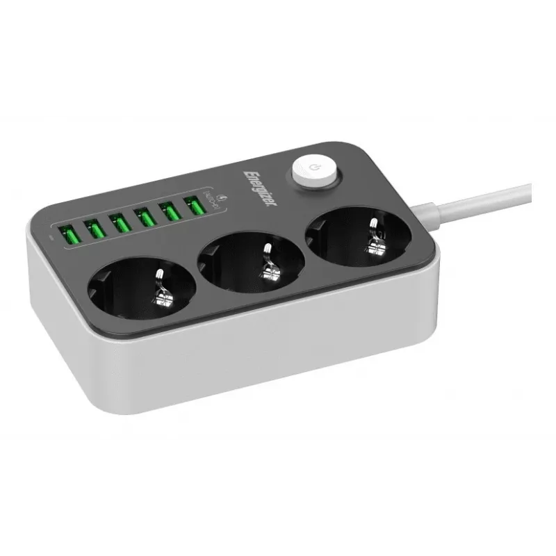 Powerbank portátil Energizer EPB2500W01EU 2500 mAh saída USB carregador compacto