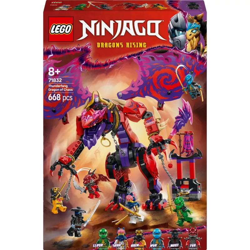 LEGO NINJAGO 71832 Thunderfang Dragões do Caos