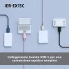 Headset Sony IER-EX15C Com fios In-Ear Chamadas/Música USB Type-C Azul