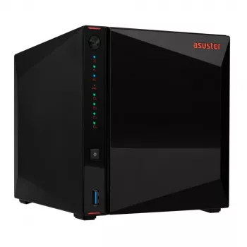 Servidor NAS/armazenamento Asustor AS5404T Intel® Celeron® N5105 4 GB DDR4 0 TB ADM preto