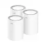 Sistema Mesh Cudy M3600 Wi‑Fi 7 dual-band (2,4/5 GHz), pack de 3, 2882/688 Mbit/s, 3x LAN, antenas internas