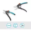 Tesoura de poda GARDENA PremiumCut 12241-20 bypass, cinzento/turquesa