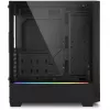 Sharkoon RGB FLOW Midi Tower ATX sem fonte de alimentação USB/áudio