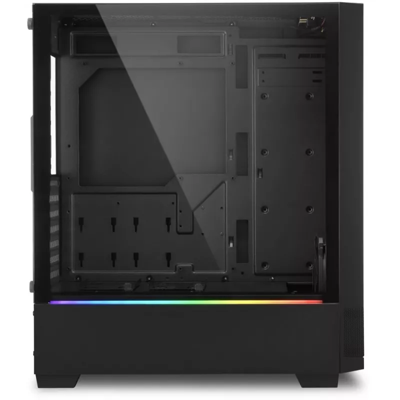 Sharkoon RGB FLOW Midi Tower ATX sem fonte de alimentação USB/áudio