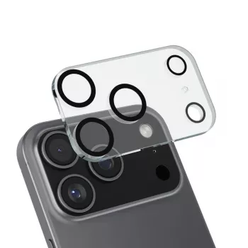 Vidro de câmara e lente Crong CRGLSIP1763P para iPhone 17 Pro — vidro protetor para o módulo da câmara