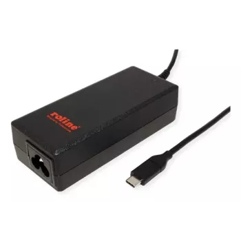 Fonte de alimentação ROLINE C5-BU 65W USB Type-C, 65 W de saída, compatível com USB-C PD