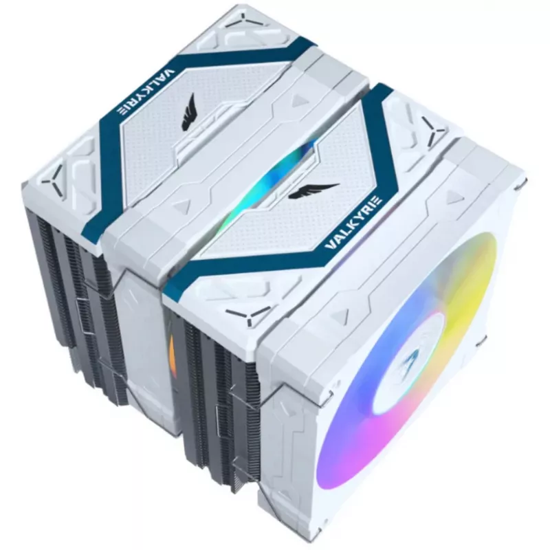 Dissipador de CPU Valkyrie Vind DL125 branco da Valkyrie — modelo VK-AIRDL125W, design leve e durável