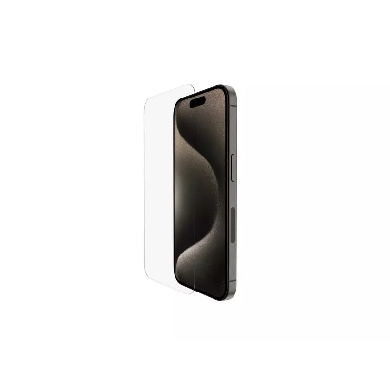 Belkin | ScreenForce Pro | UltraGlass2 proteção de ecrã antimicrobiana | Apple | Para iPhone 15 Pro | vidro | transparente | proteção de ecrã transparente