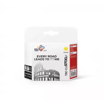 Cartucho de tinta TB compatível S Canon CLI-571XL YE amarelo