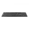 Teclado Gembird KB-U-103-RU Escritório USB QWERTY Inglês Russo Preto