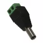 Synergy 21 S21-LED-000219 DC/2.1 x 5.5 mm preto - verde conector de cabo