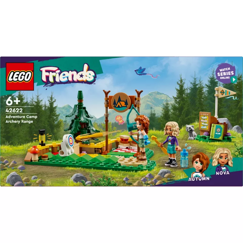 LEGO Friends Acampamento de Aventura de Tiro com Arco 42622 — 157 peças, 2 minifiguras, idade 6+