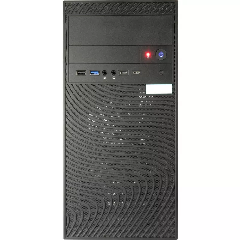 Caixa de computador Inter-Tech Case Micro IT-6516 Ripple preta