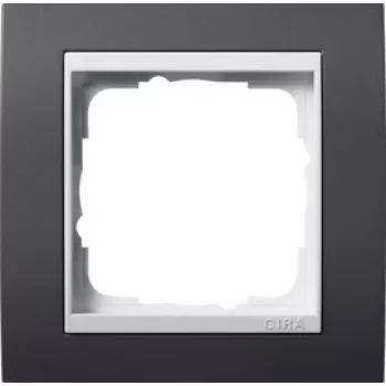 GIRA 0211328 Placa de parede/tampa de interruptor antracite - branco (0211328)
