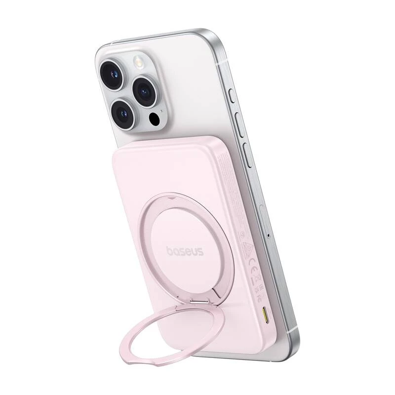 Power bank Baseus PicoGo Qi2 5000mAh 20W rosa