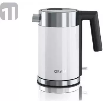 Chaleira elétrica Graef 1 L 2200 W aço inoxidável branco